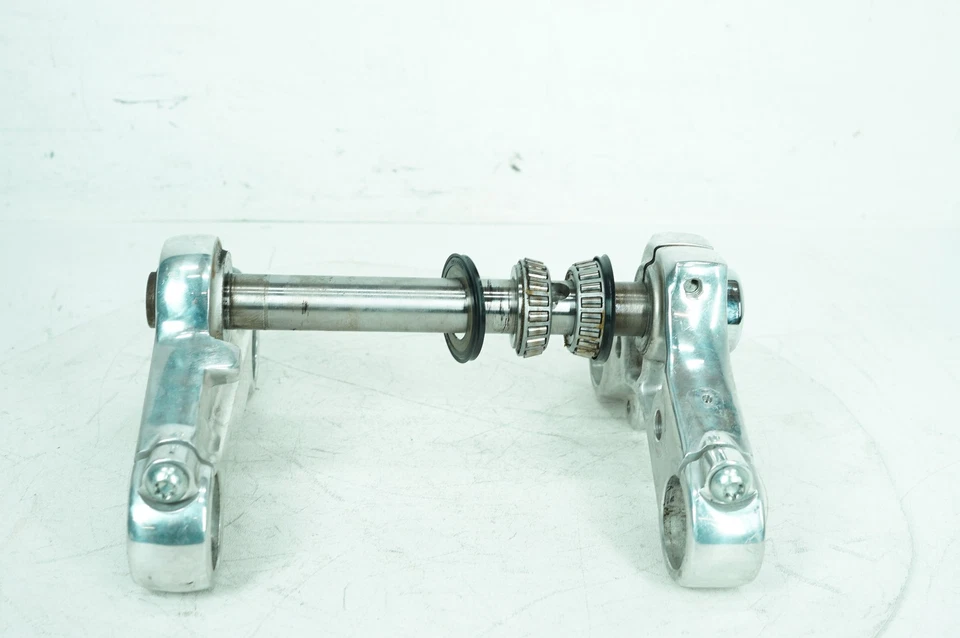 08 Harley Sportster XL1200 L Low OEM Front Fork Upper Lower Triple Tree 46127-04 - Image 2 of 4