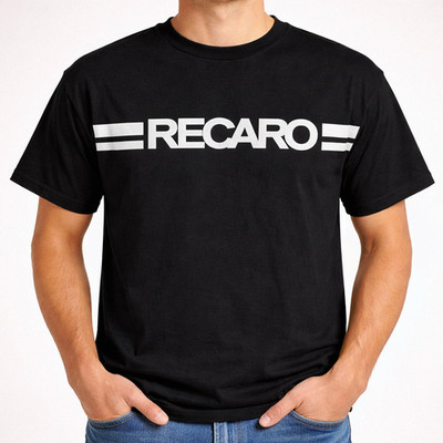 Vintage Recaro Racing Seat Graphic Tee Black Tultex Unisex S-3XL