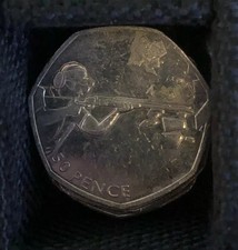 London Olympics 2012 50p Coins - Shooting