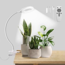 Grow Lights for Indoor Plant Full Spectrum, Clip On Plant Light with Remote