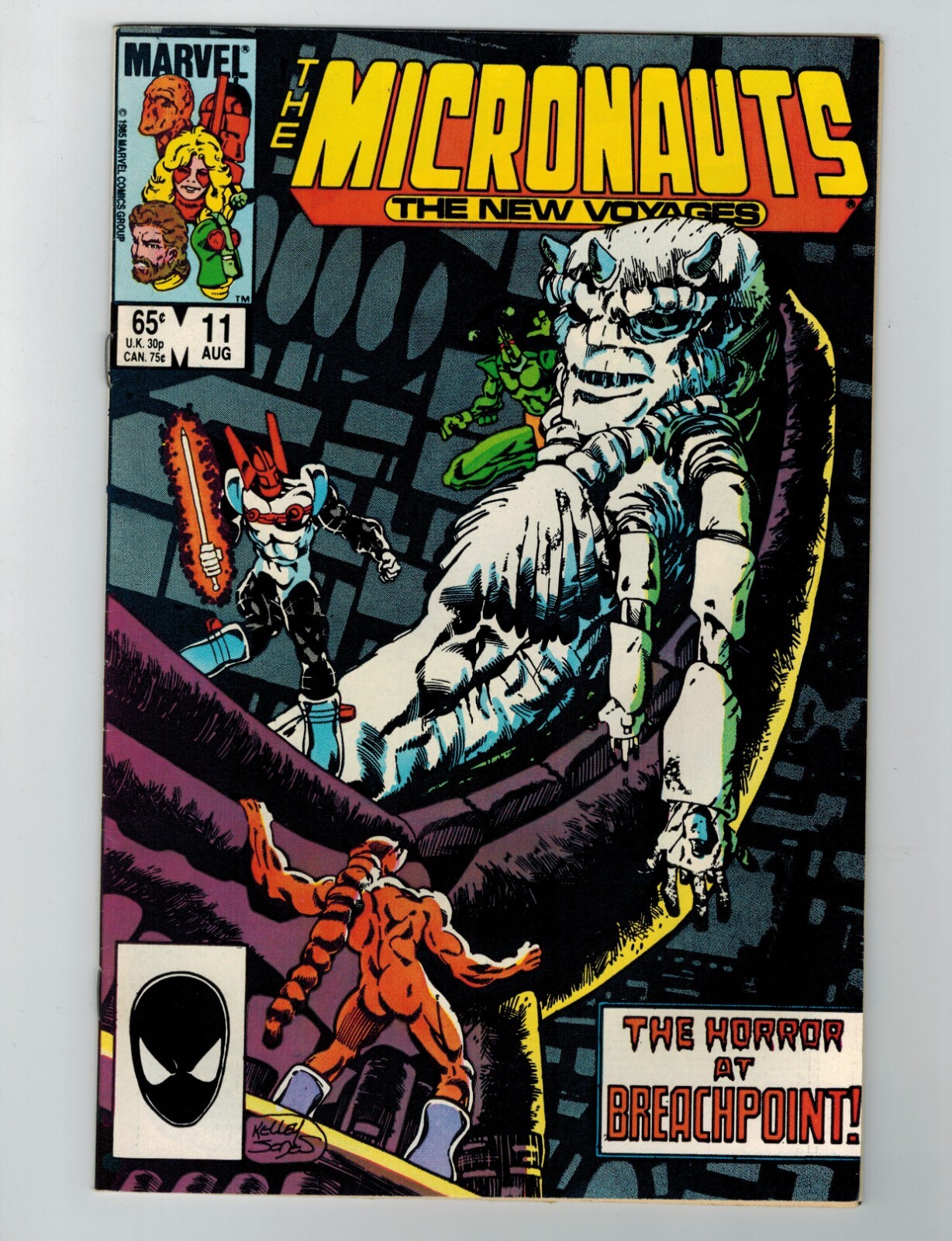 The Micronauts New Voyages #11 Comic Book August 1985 Marvel Comics