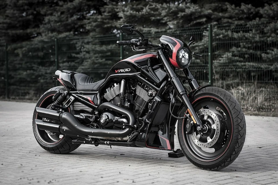 HARLEY-DAVIDSON BLACK FORK COVER KIT FOR V-ROD NIGHT ROD SPECIAL 2007-2011 — 第 4/4 张图片