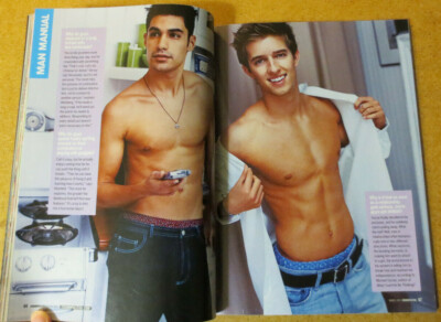 COSMOPOLITAN Magazine D. J. Cotrona From Dusk Till Dawn Shirtless Josh Holloway