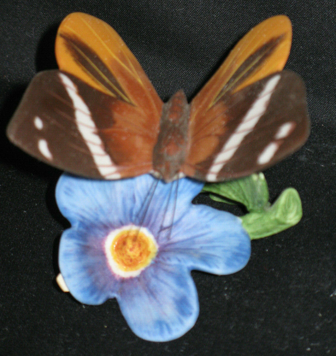 Franklin Mint Butterfly Butterflies of the World Tufted Jungle