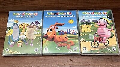 Word World PBS Kids DVD Lot Of 3 Sheep's A Star Welcome To Word World PBS Kids DVD Lot Of 3 Sheep's A Star Welcome To