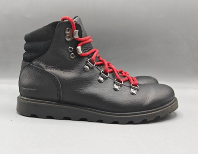 Sorel Youth Sz 4 Madson Winter Boots Hiking High Top Red  display picture 2