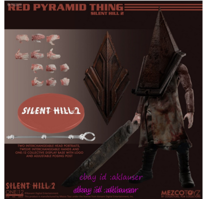 Mezco Toyz 1/12 Silent Hill 2 Red Pyramid Thing Action Figure Toy