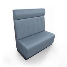 Sitzbank Berlin 2, Diner Bänke, Gastro Bänke, grau, 80-200cm