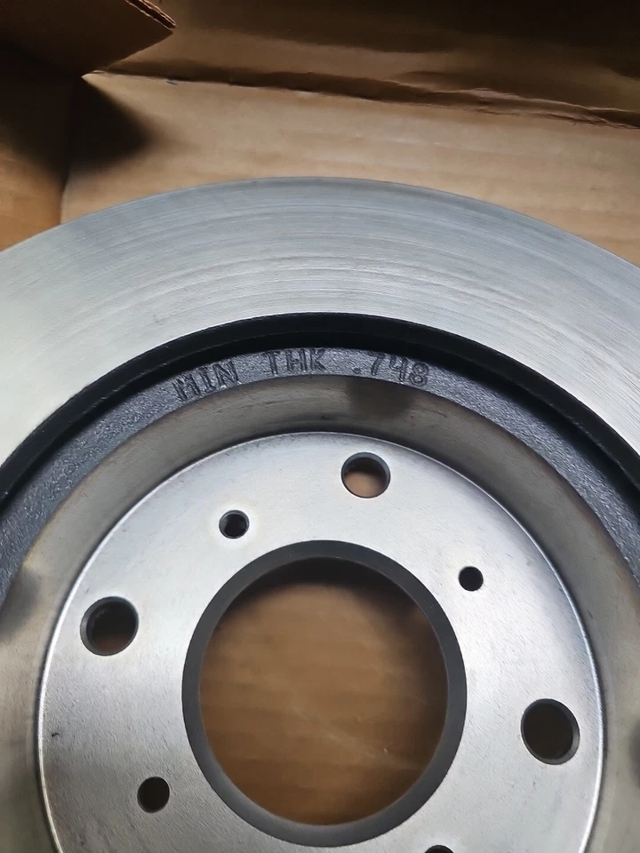 Rotor de freno de disco Wearever YH141419 se adapta a 86-87 Acura Legend Foto 3 de 4