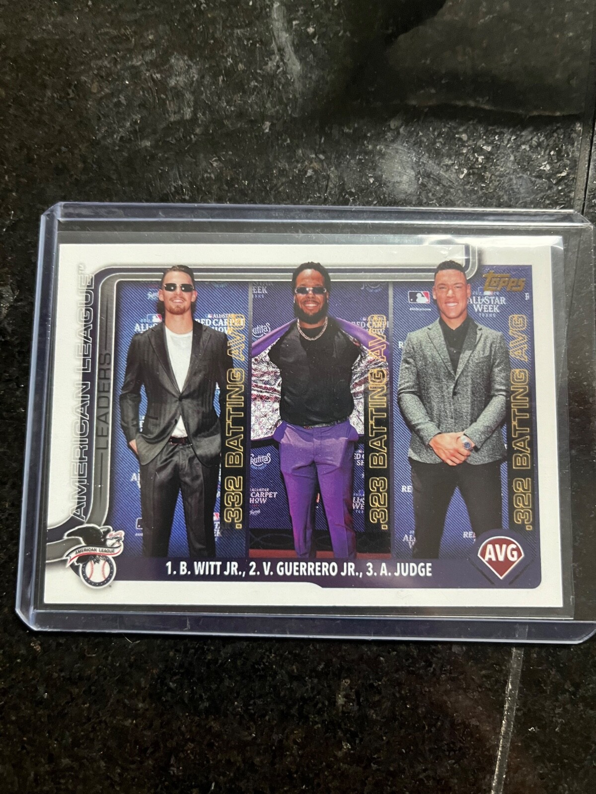2025 Topps Series 1 - League Leaders Aaron Judge, Vladimir Guerrero Jr.,...