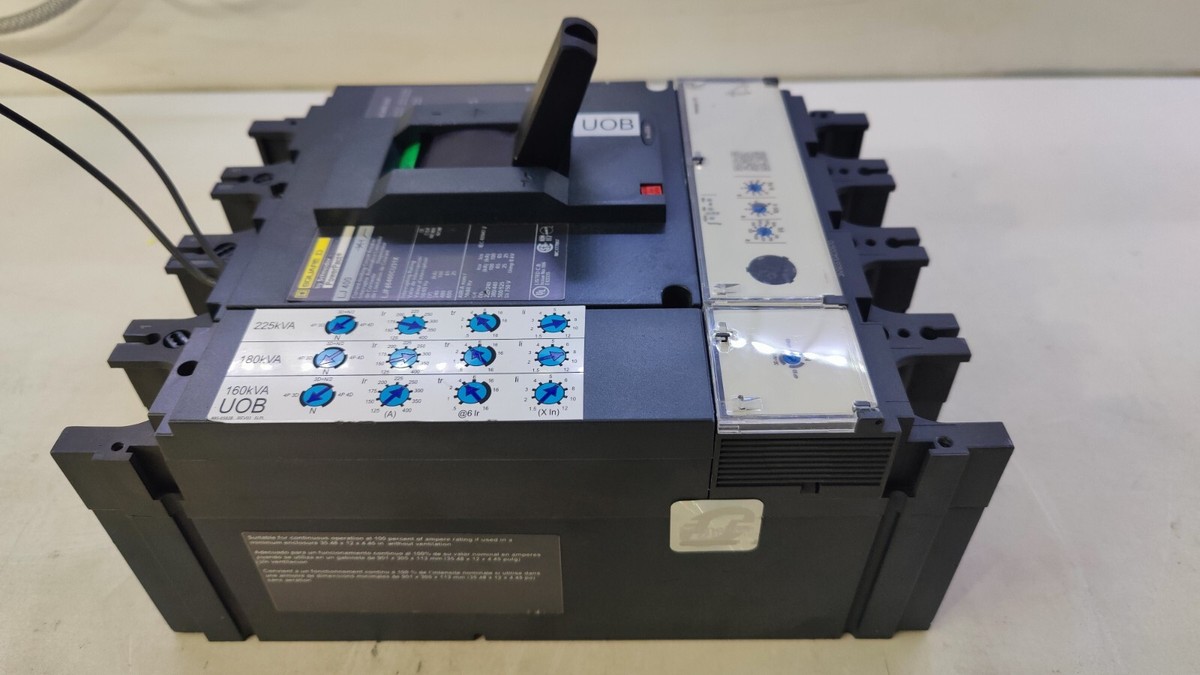 New Pullout Square D LJF46400CU31X Circuit Breaker PowerPact 4P
