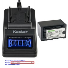 Kastar Battery LCD Quick Charger for Panasonic VW-VBD29 VW-VBD58 VW-VBD58E-K