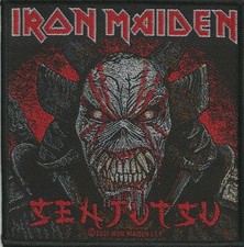 Iron Maiden - Senjutsu Back Cover gewebter Aufnäher woven Patch Neu & Official!