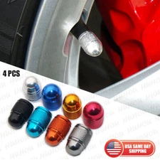 4pcs Bullet Car Wheels Tire Valve Stem Air Caps Dust Proof Cover Gift Decorate