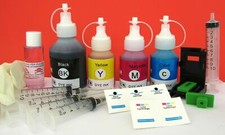 Inchiostro ricarica cartucce stampante hp psc 1350  hp 56 nere e 57 colore