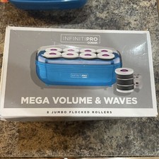 Conair Infiniti Pro 8 Jumbo Flocked Rollers Mega Volume Waves