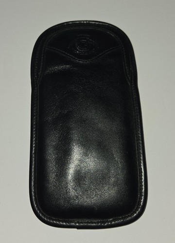 Vintage GHURKA Black Leather Eyeglasses Glasses Case for Eyeware Holder