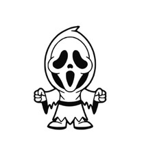Scream Vinyl Decal Sticker -Multiple Colors  Sizes- FREE SHIPPING