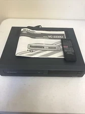 Sharp VC-2230 VCR VHS On Screen Programming W/ Remote and Manual