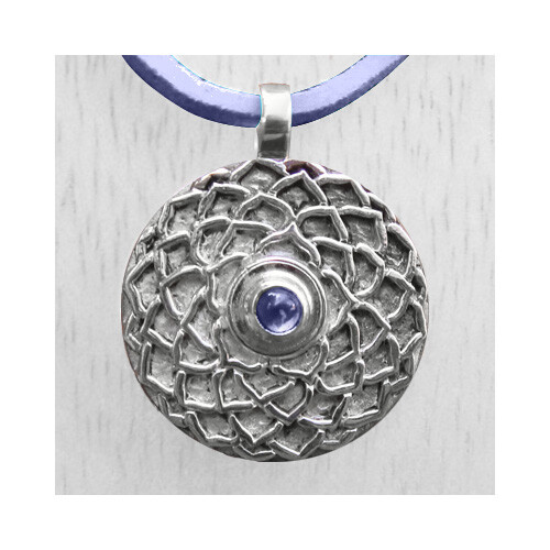 Pendentif en Argent Spirit Chakra Rééquilibrage Énergétique des 7 Points Vitaux