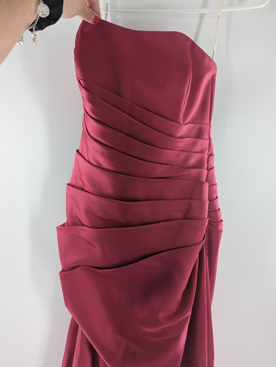 davids bridal Fushia Pink Strapless Prom Ball Gown Style Dress Size 10 | eBay davids bridal Fushia Pink Strapless Prom Ball Gown Style Dress Size 10 | eBay