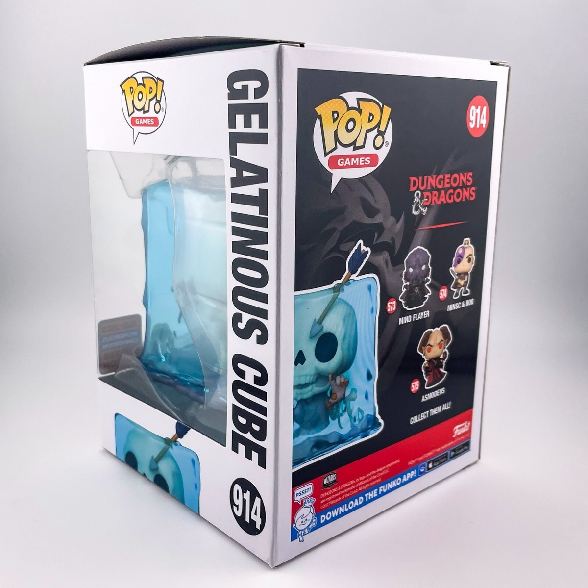 FUNKO - FUNKO POP! ダンジョンズ&ドラゴンズ　ゼラチナス・キューブ　ブルー限定 Blue Glow Gelatinous Cube Funko Pop 2023 Wondercon Exclusive