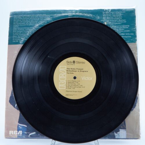 1975 KINKS Schoolboys in Disgrace 1975 Headmaster VINYL Record - Imagen 4 de 4