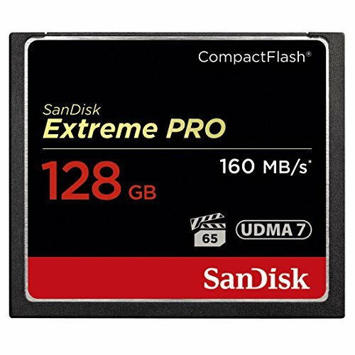 SanDisk Extreme Pro CompactFlash Scheda di Memoria 128 GB, 160 MB/s (H4F)