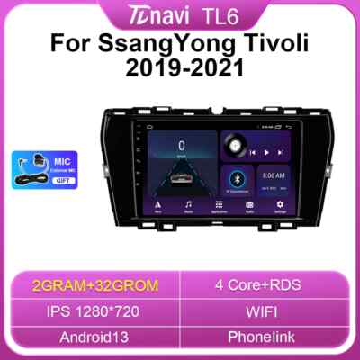 Auto Radio For SsangYong Tivoli Car Multimedia Player GPS Android Carplay Screen