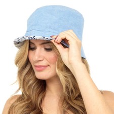 Ladies Reversible Denim Bucket Hat