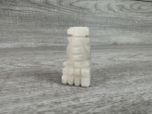Pezzo di ricambio per pedone in marmo/pietra di onice bianco marrone chiaro scacchi