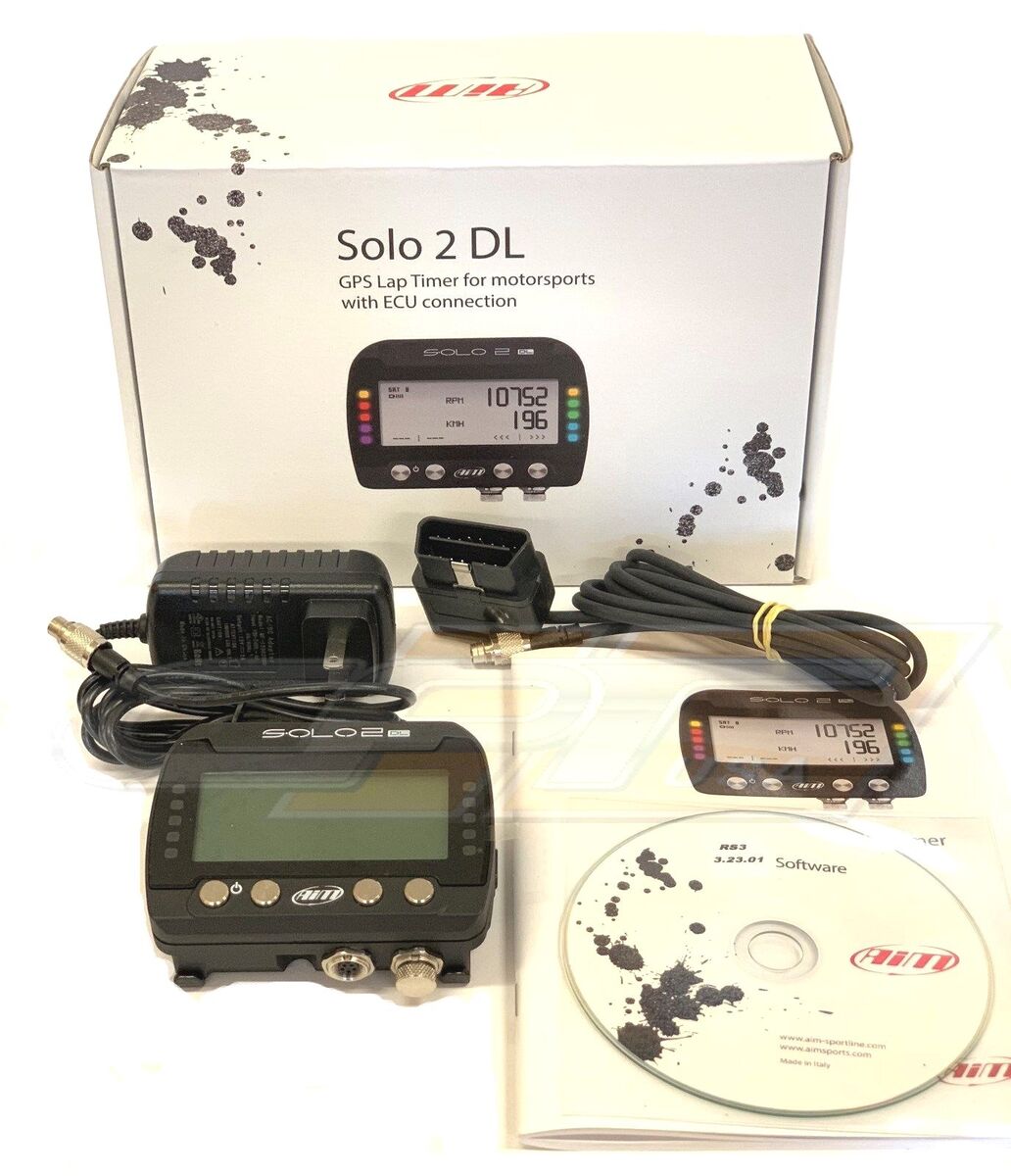 AIM SOLO 2 DL OBDII On-Board GPS Lap Timer Internal memory AIM SOLO 2 DL OBDII On-Board GPS Lap Timer Internal memory