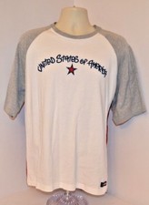 Spirit America Red White Blue Patriot 4th of July T-shirt Mens M Made in USA