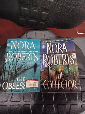 2 Nora Roberts Harcover Novels Fiction Romance The Obsession The Collector