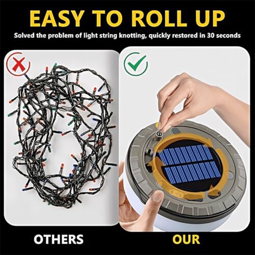 LED Campinglampe Laterne Outdoor Leuchte Zeltlampe Campingleuchte Solarlampen DE - Bild 5 von 16