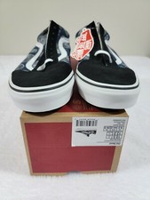 VANS Unisex Old Skool Wireframe Skull Blue w Black Suede VN0A3WKT9IB Sz 10.5/W12
