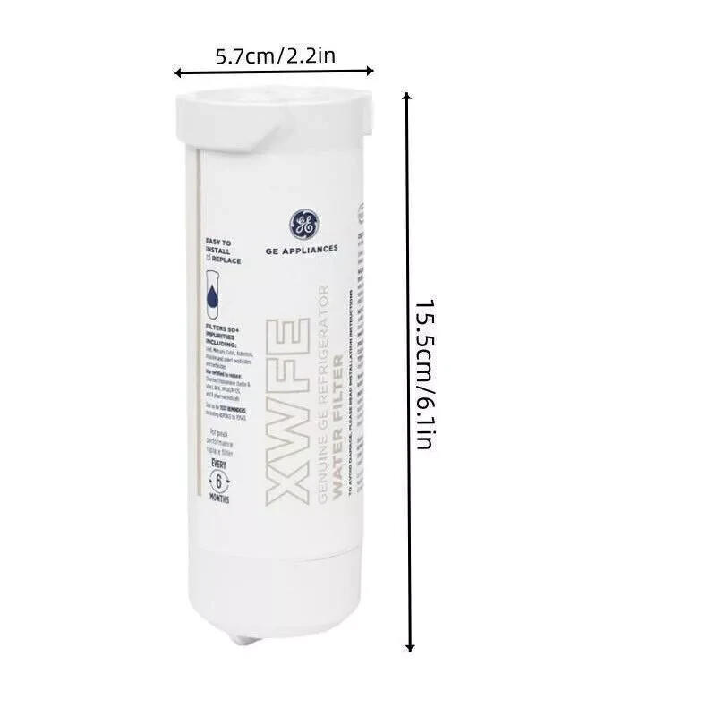 2PACK GE XWFE Refrigerator Water Filter Without Chip White eBay