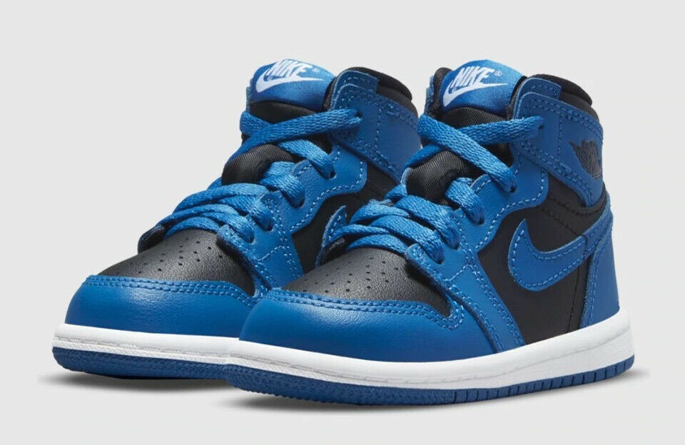 Nike Air Jordan Retro High OG Kleinkind Größe 4C dunkel marinablau AQ2665  404