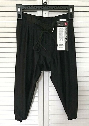 NEU $ 35 Cramer 3015 Fußball Pull-Over Spiel Hose SCHWARZ Größe S (26" ~ 28" Taille)