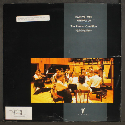 DARRYL WAY & OPUS 20: the human condition VENTURE 12'' LP 33 RPM