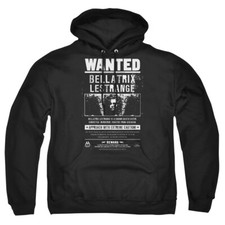 HARRY POTTER WANTED BELLATRIX Licensed Adult Hooded Sweatshirt Hoodie SM-5XL