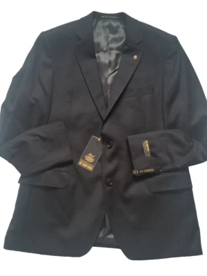 CAMP DAVID Blazer Herren schwarz 100%Schurwolle Gr.50***UVP Euro 229**NEU* - Bild 1 von 4