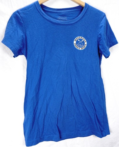 YOUTH MAVERICKS PADDLE SPORTS T SHIRT TEE HALF MOON BAY CA CALIFORNIA BLUE L - Picture 3 of 5