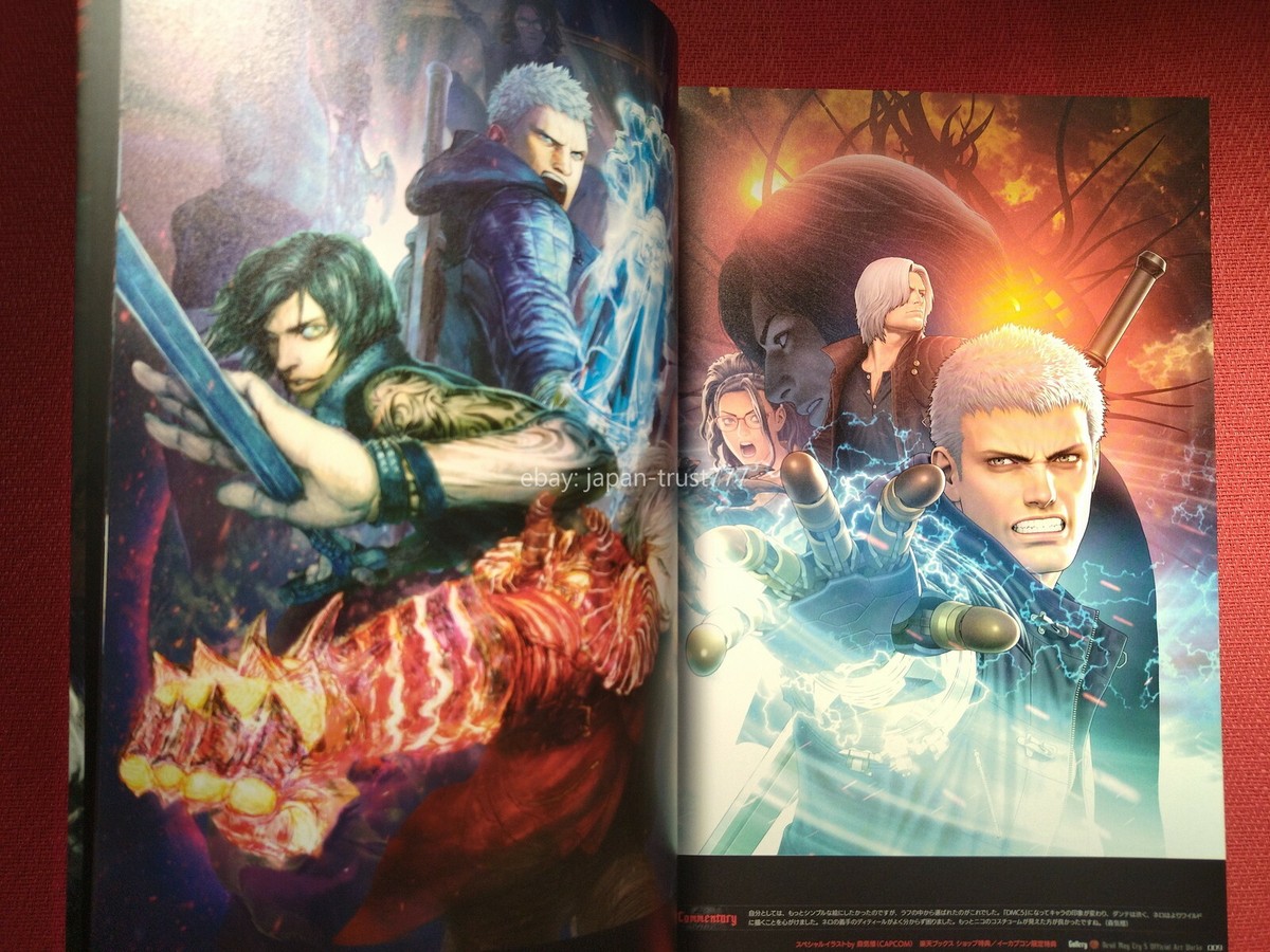 Devil May Cry 5 Official Art Works Art Book Japan Japanese