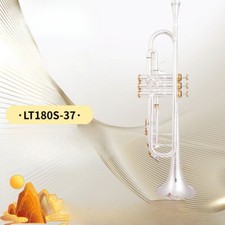 Free shipping America LT180S-37 silver/gold/2 color/phosphor copper Bb trumpet