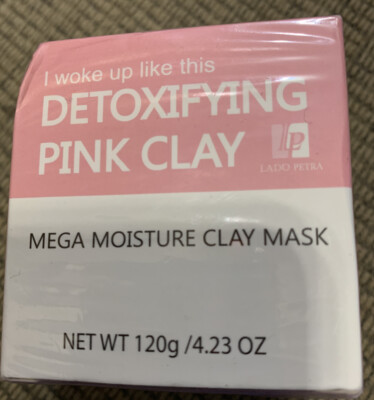 Lado Petra I Woke Up Like This Detoxifying Pink Clay Mask Mega Moisture 4.23 oz 