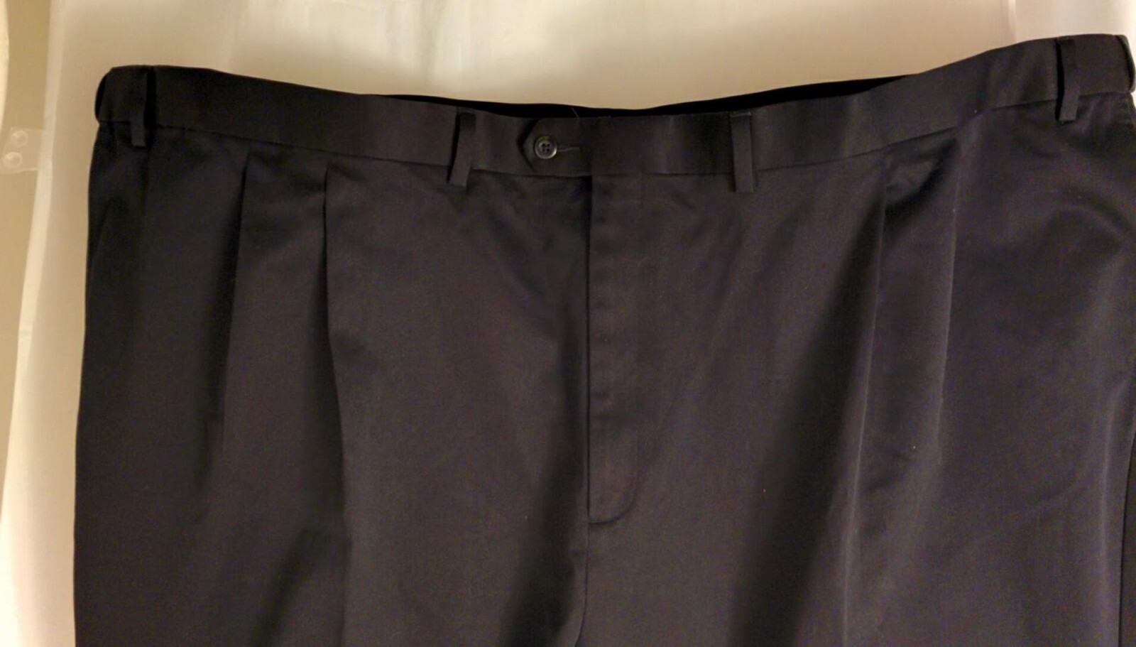 Big Men's Savane Dress Pants Dark Navy Pleated Cuffed 60 X 30 New eBay