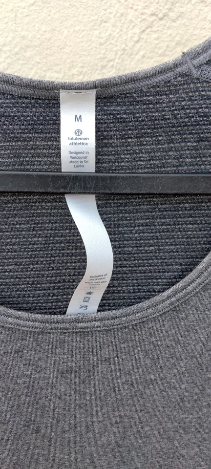 Camiseta sin mangas Lululemon Metal Vent Tech para hombre talla M - gris - nueva con etiqueta Foto 3 de 4