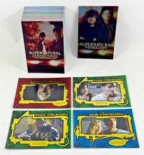 SUPERNATURAL CONNECTIONS (2008) Complete ALL FOIL 72 Card Set w/ PROMO #SC-FOA