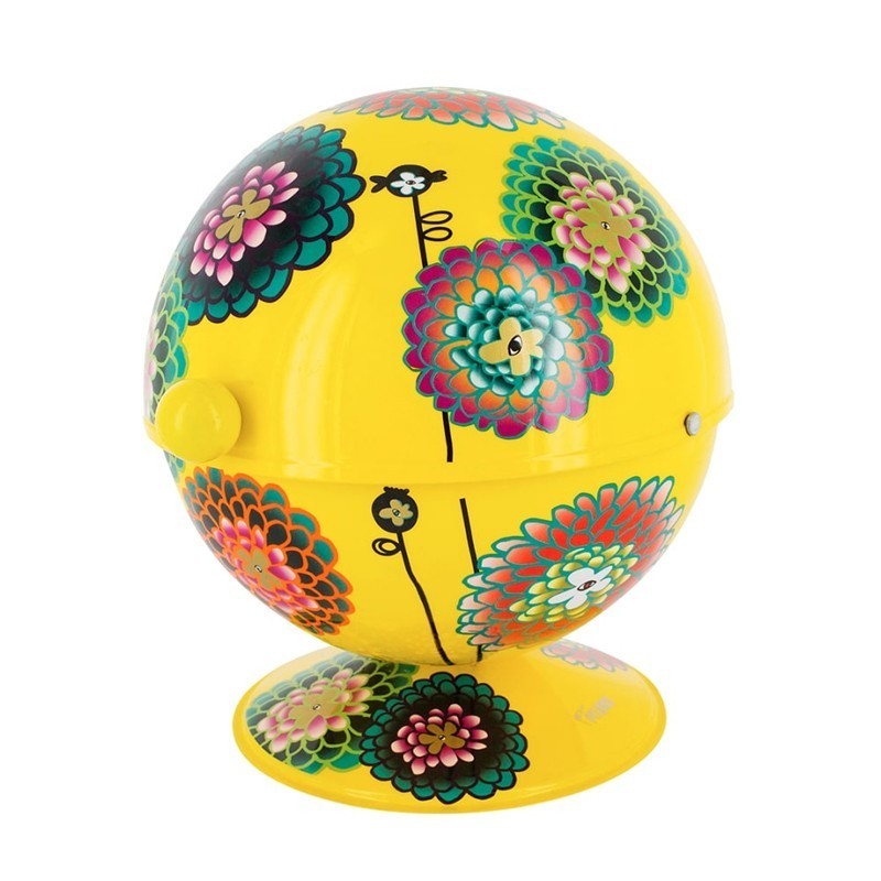 Sucrier boule Pylones Dahlia : pot à sucre design en métal pour le café